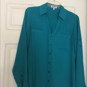 Teal Blouse